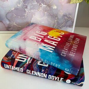 ✨ Elizabeth Gilbert & Glennon Doyle Hardcover Book Set | Good Condition